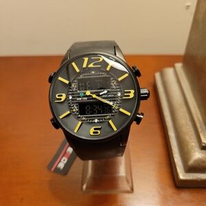 Brand New Yellow Weide Sport Analog-Digital Dual Time Men's Watch
